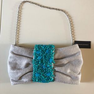 Unique beaded clutch